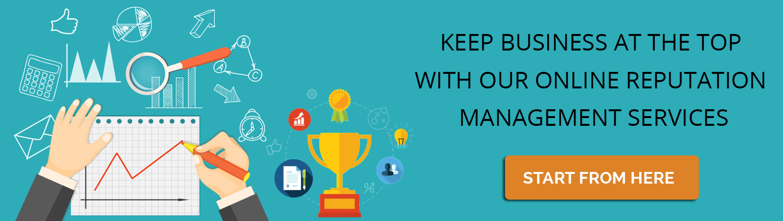 Keep business at the top with our online reputation management services