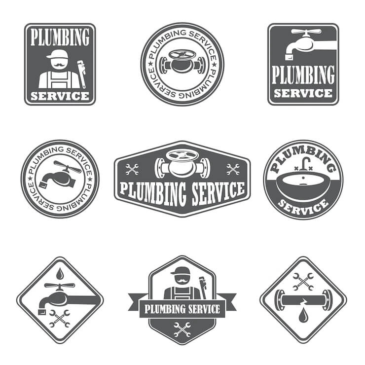plumbing logo icons