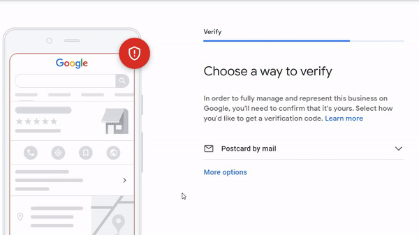 Choose a way to verify